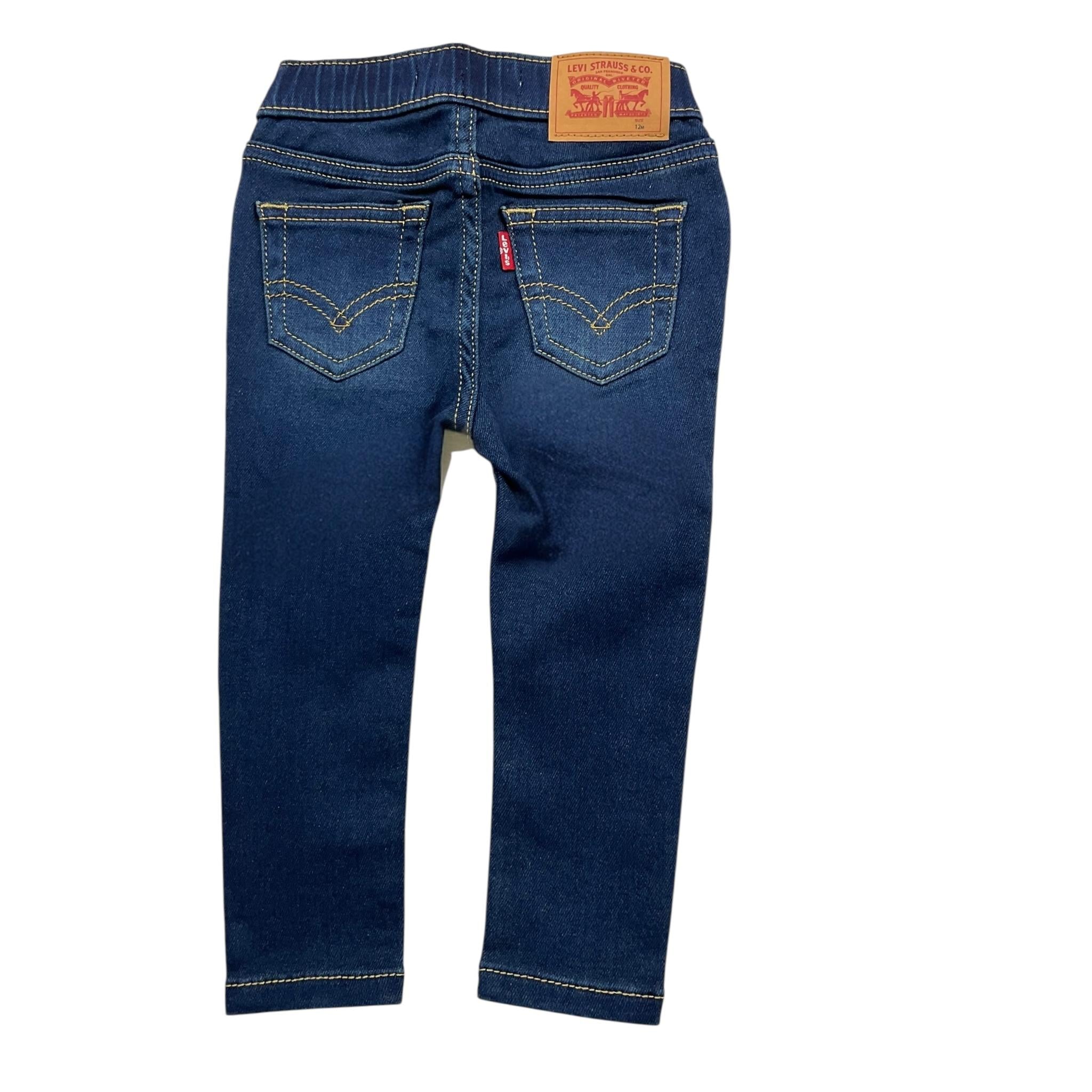 LEVI'S jeans tinta unita con elastico in vita Blu per Bambino 6EC946X BLU LEVI'S 