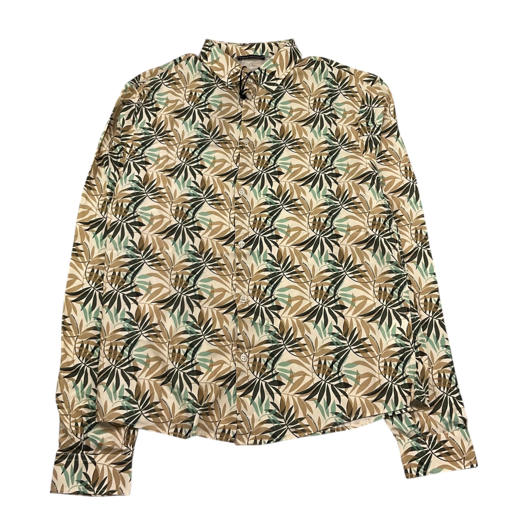 Daniele Alessandrini Camicia Manica Lunga Stampa Fantasia per Bambino 1235C00311 BEIGE DANIELE ALESSANDRINI 