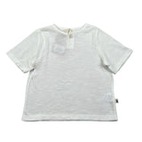 Petit Indi T-Shirt Girocollo Tinta Unita per Bambino SS25BK7617J BIANCO PETIT INDI 