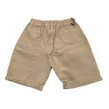 Over-D Einfarbige Bermuda-Shorts mit elastischer Taille Beige für Jungen