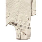 Mayoral Tutina Tinta Unita Girocollo A Costine per Neonato 1797 BEIGE MAYORAL 