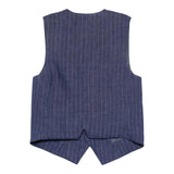 Fay Gilet Tinta Unita con Fantasia A Righe per Bambino FW2Q12 BLU FAY 