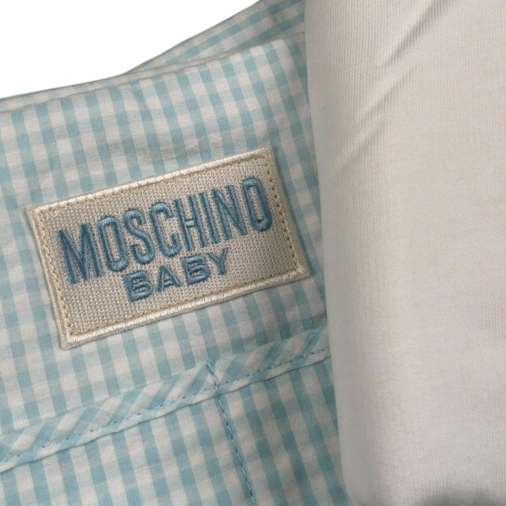 Moschino Borsa per Cambio con Fasciatoio  per Neonata MMX056 AZZURRO MOSCHINO 