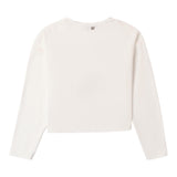 SARABANDA shirt girocollo tinta unita con nodo Bianco per Bambina 0A635 BIANCO SARABANDA 