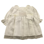 GRANLEI abito manica lunga tinta unita con ricami Bianco per Neonata 224160 BIANCO GRANLEI 