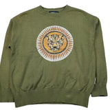 Just Cavalli Maglia Girocollo Tinta Unita con Stampa per Bambino JBP26145MA VERDE JUST CAVALLI 