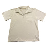 Zhoe & Tobiah Polo Mezza Manica Tinta Unita per Bambino BSE18M PANNA ZHOE & TOBIAH 