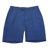 I'M Brian Einfarbige Bermuda-Shorts mit elastischer Taille in Blau für Jungen