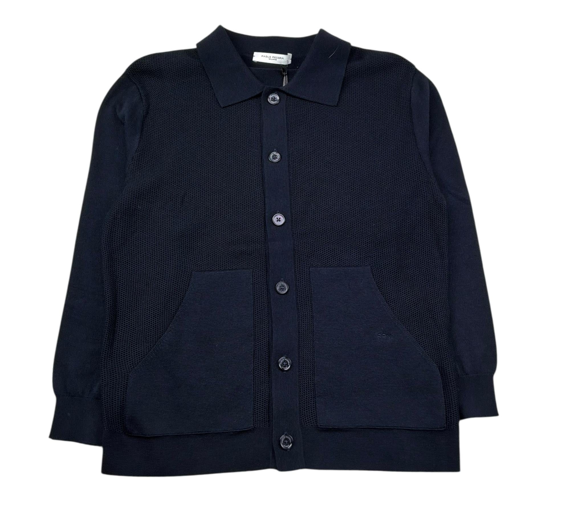 Paolo Pecora Cardigan Tinta Unita con Bottoni per Bambino PP4281 BLU PAOLO PECORA 