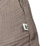 Petit Indi Bermuda Tinta Unita con Elastico In Vita per Bambino SS25BK7528X FANGO PETIT INDI 