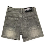 Iceberg Bermuda Tinta Unita In Denim con Girovita Regolabile per Neonato BMICE5108B GRIGIO ICEBERG 