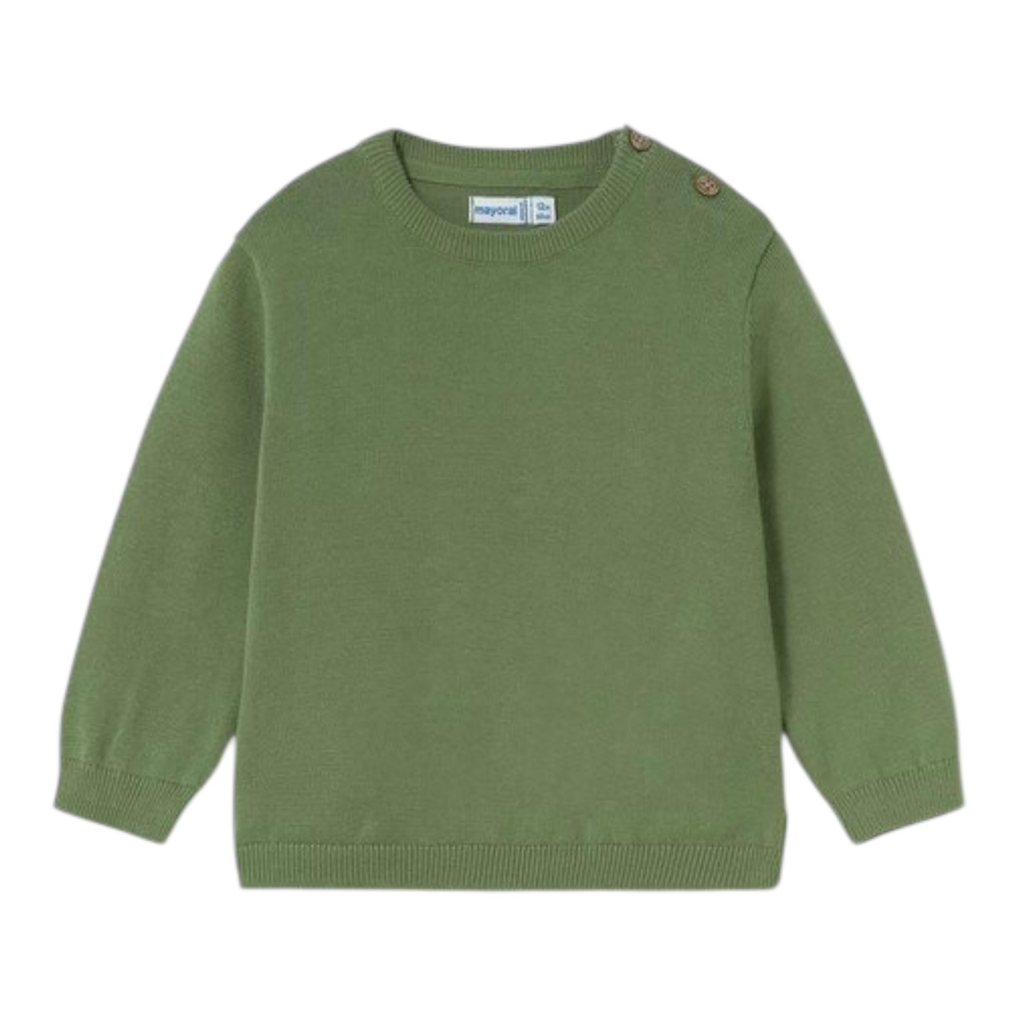 Mayoral Maglia Girocollo Tinta Unita per Neonato 303 VERDE MAYORAL 