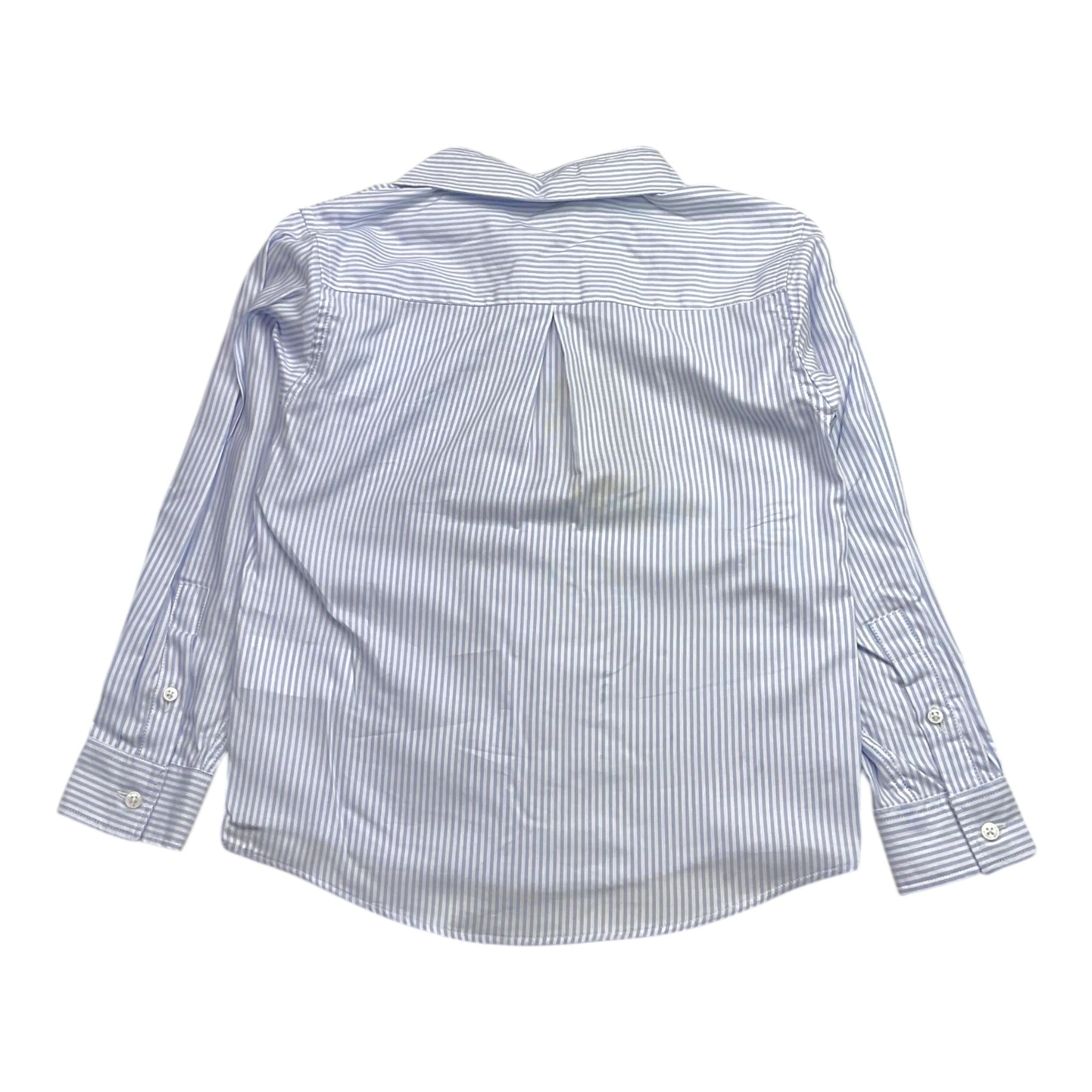 PAOLO PECORA camicia tinta unita con fantasia a righe Bianco per Bambino PP4105 BIANCO PAOLO PECORA 