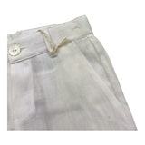 Little Bear Bermuda Tinta Unita con Girovita Regolabile per Neonato 8229N BIANCO LITTLE BEAR 