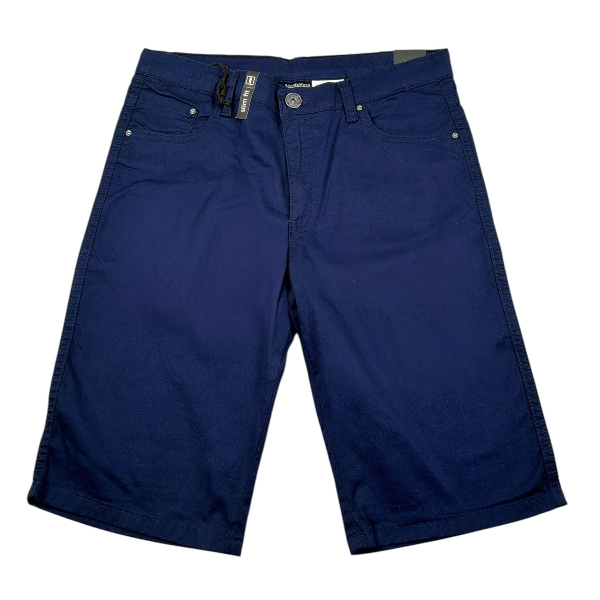 Sarabanda Bermuda Tinta Unita con Girovita Regolabile per Bambino 06623 BLU SARABANDA 