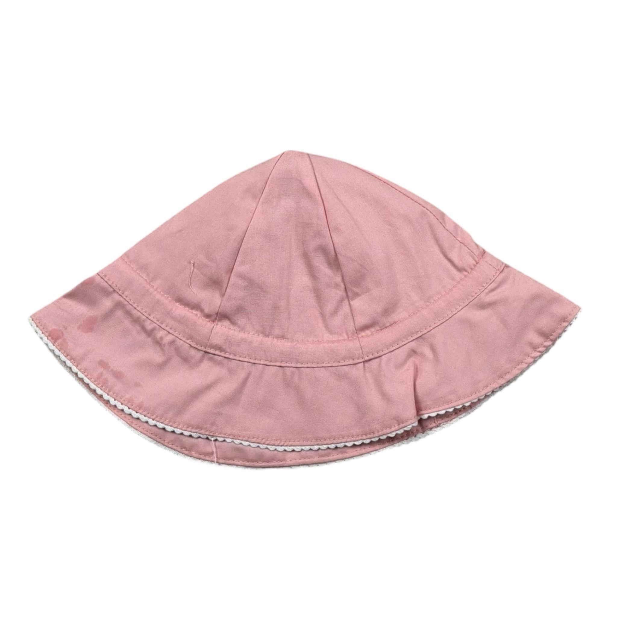 Monnëka Cappello Modello Pescatore Tinta Unita per Neonata 082024 ROSA Monnëka 