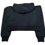 Liu Jo Felpa Chiusa Tinta Unita con Cappuccio E Logo per Bambina GA3037 NERO LIU JO 