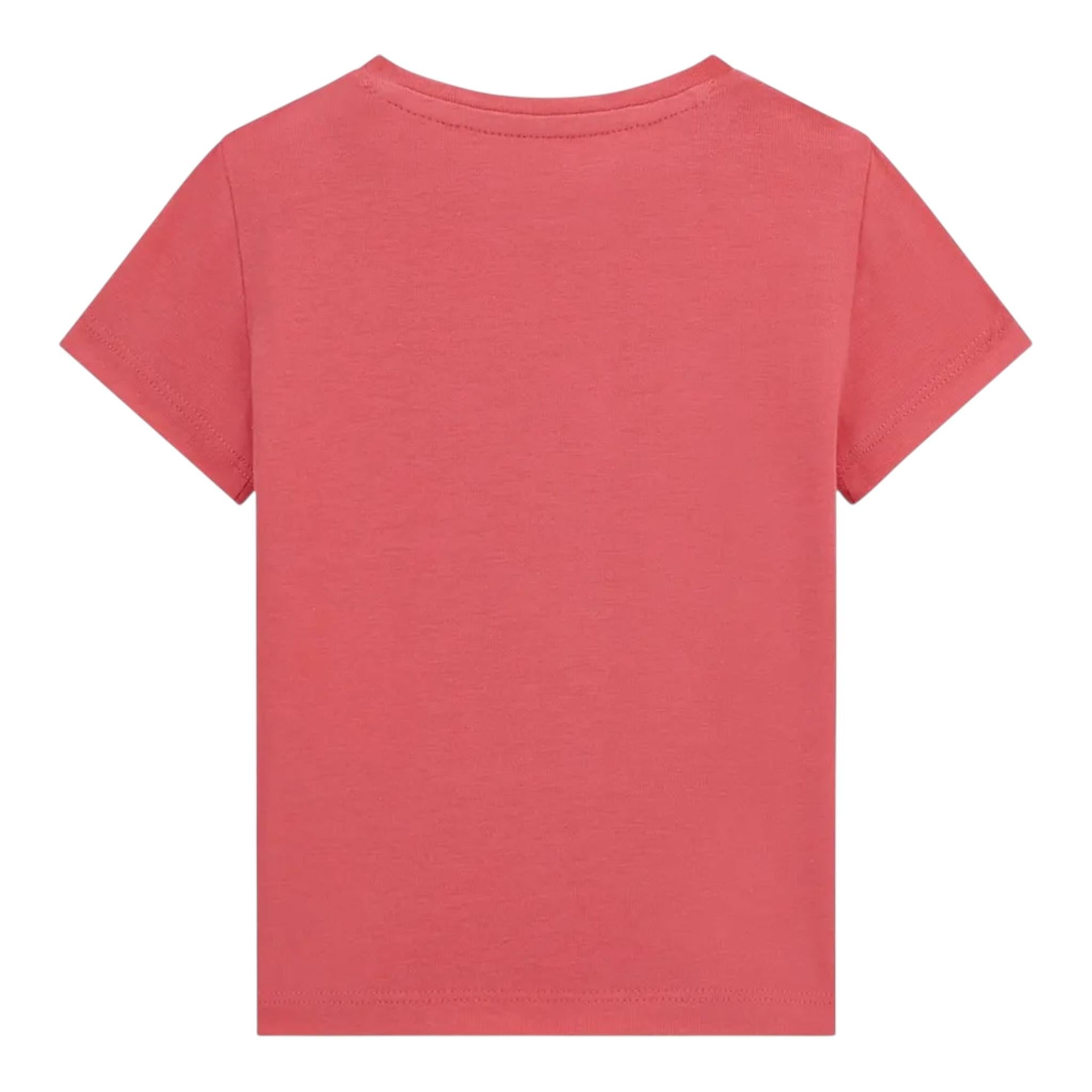 Guess T-Shirt Tinta Unita con Stampa per Neonata A5RI00K6YW4X ROSA GUESS 