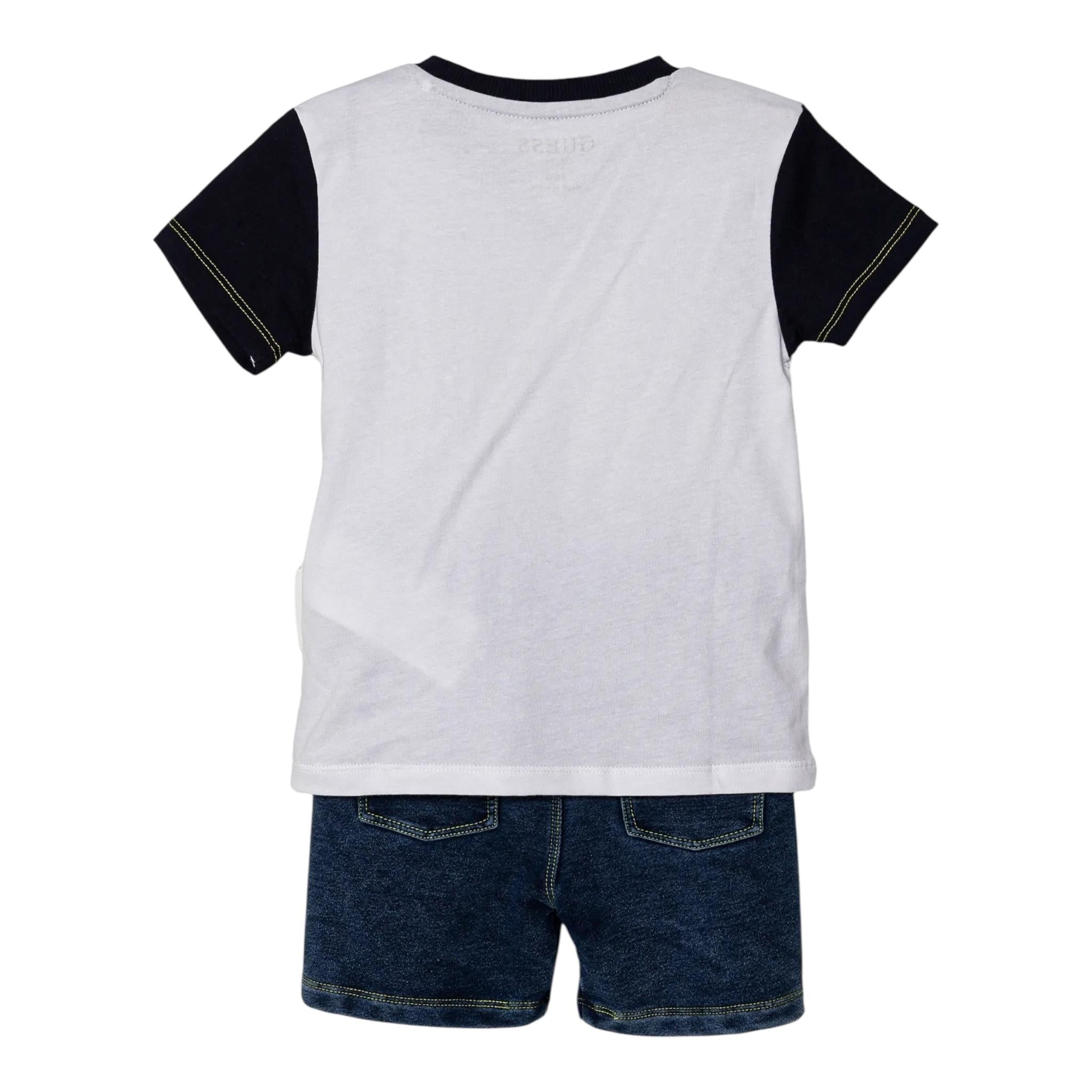 Guess Completo 2 Pezzi T-Shirt-Bermuda per Neonato I5RG09K8HM BIANCO GUESS 