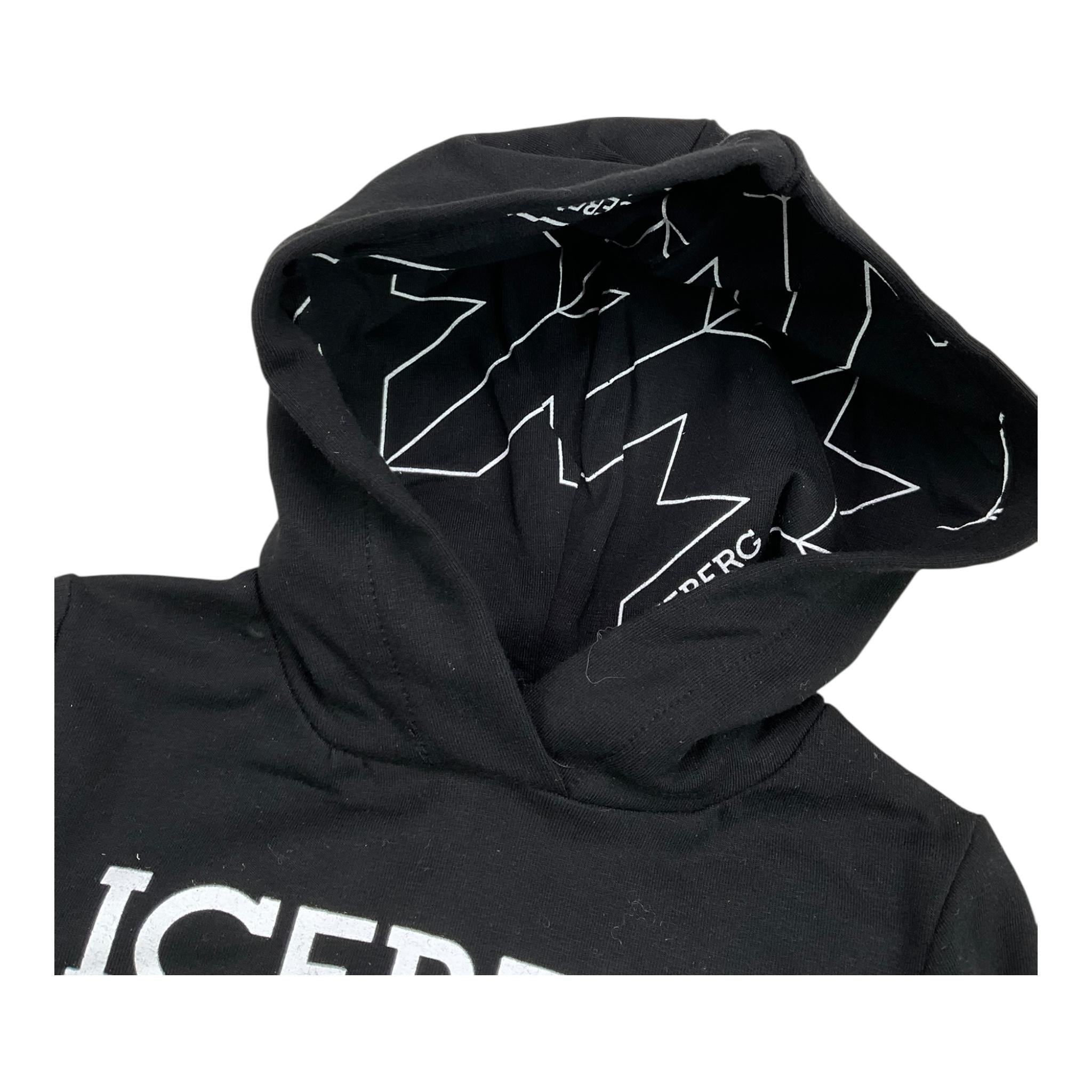 ICEBERG completo 2 pezzi felpa-leggins Nero per Neonata COMICE5356BN NERO ICEBERG 