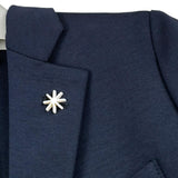 Manuel Ritz Giacca tinta unita con Logo Blu per Bambino MR2927X BLU MANUEL RITZ 