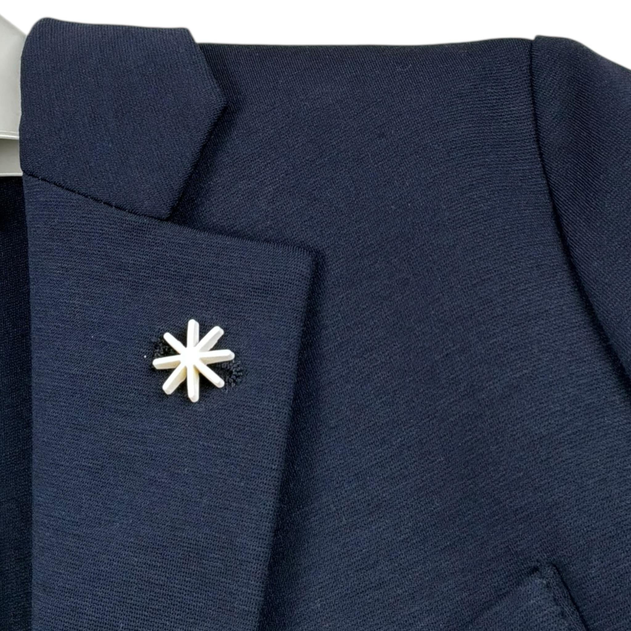 Manuel Ritz Giacca tinta unita con Logo Blu per Bambino MR2927X BLU MANUEL RITZ 