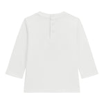 GUESS shirt girocollo tinta unita ocn logo Bianco per Neonato I4YI01K8HM4X BIANCO GUESS 