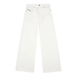 Diesel Jeans Tinta Unita Modello Palazzo per Bambina J01923 BIANCO DIESEL 