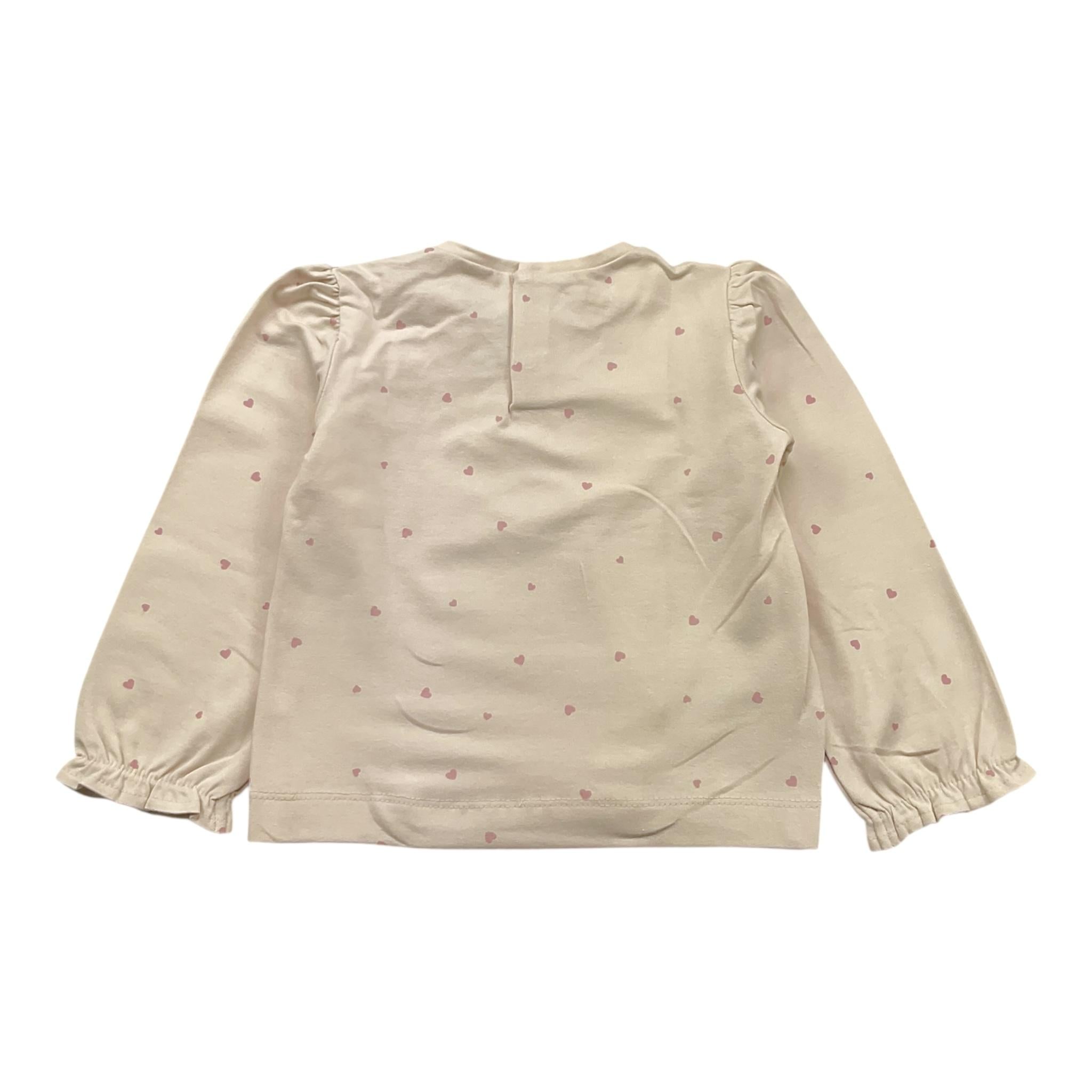 MAYORAL shirt girocollo tinta unita con stampa Beige per Neonata 2049X BEIGE MAYORAL 