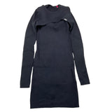 LIU JO abito mezza manica tinta unita con scaldacuore Nero per Bambina GF4196X NERO LIU JO 