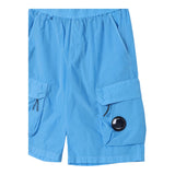 CP Company Bermuda Einfarbig mit Taschen Hellblau für Jungen