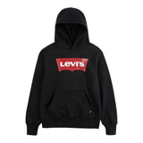 LEVI'S felpa chiusa con cappuccio tinta unita con logo Nero per Bambino 9E8778XX NERO LEVI'S 