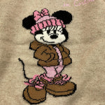 SAINT BARTH maglia gircollo tinta unita con stampa Sabbia per Bambina MINNIEEE SABBIA SAINT BARTH 