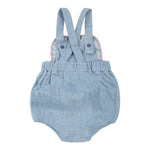Billieblush Pagliaccetto In Denim Tinta Unita con Stampa per Neonata U21005X AZZURRO BillIEBLUSH 