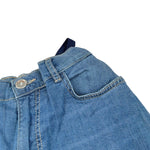 Liu Jo Short In Denim tinta unita con Girovita Regolabile Blu per Bambina GA5100 BLU LIU JO 