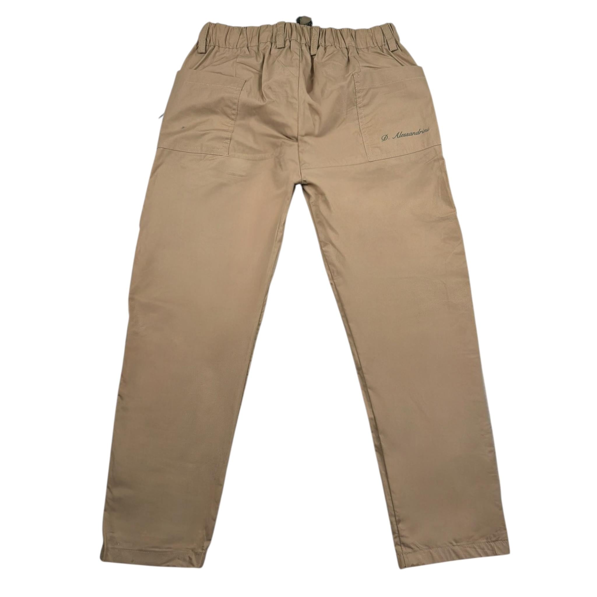 Daniele Alessandrini Pantalone Tinta Unita con Elastico In Vita per Bambino 1235P1135 BEIGE DANIELE ALESSANDRINI 