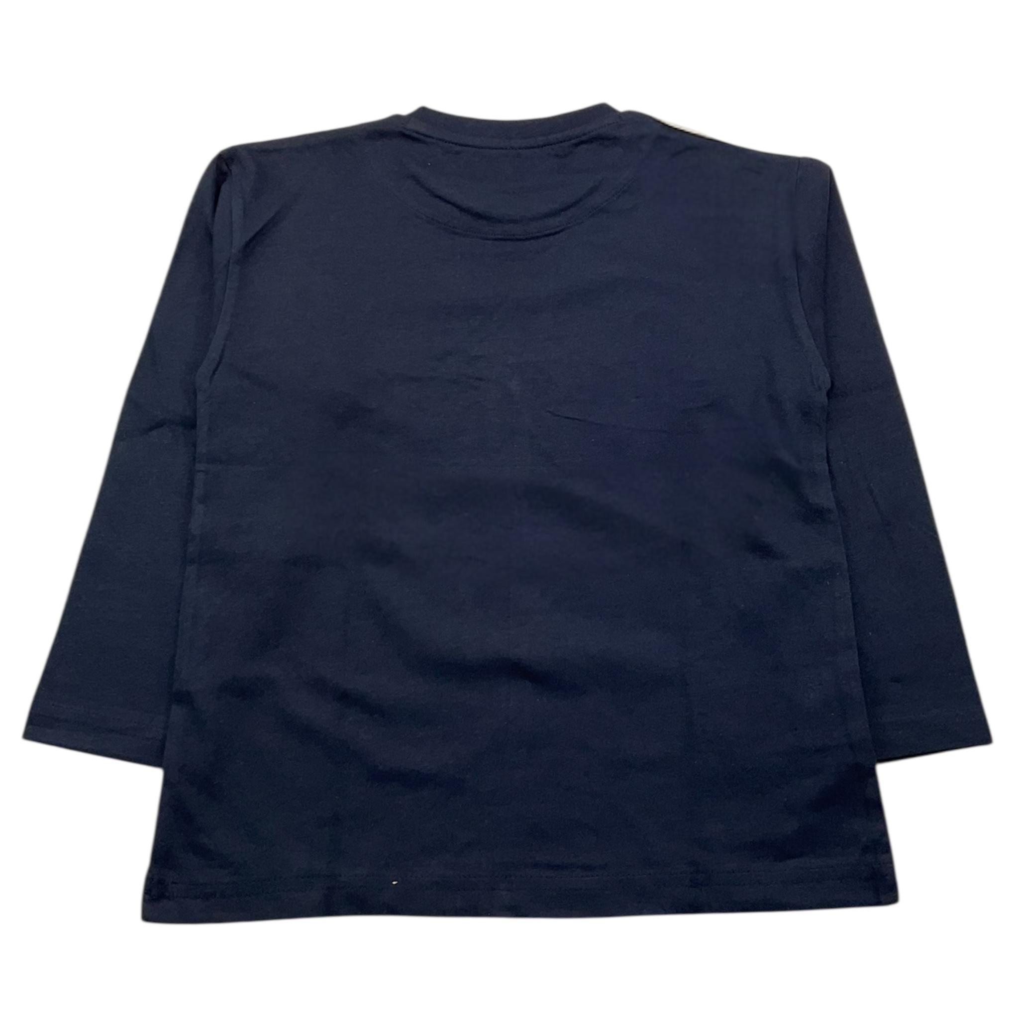 MAYORAL shirt girocollo tinta unita con stampa Blu per Neonato 4046NX BLU MAYORAL 