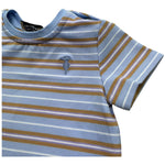 Trussardi T-Shirt Girocollo Fantasia A Righe per Neonata TIP26110TS AZZURRO TRUSSARDI 