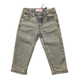 Cesare Paciotti Jeans, einfarbig, mit verstellbarer Taille, grau für Neugeborene