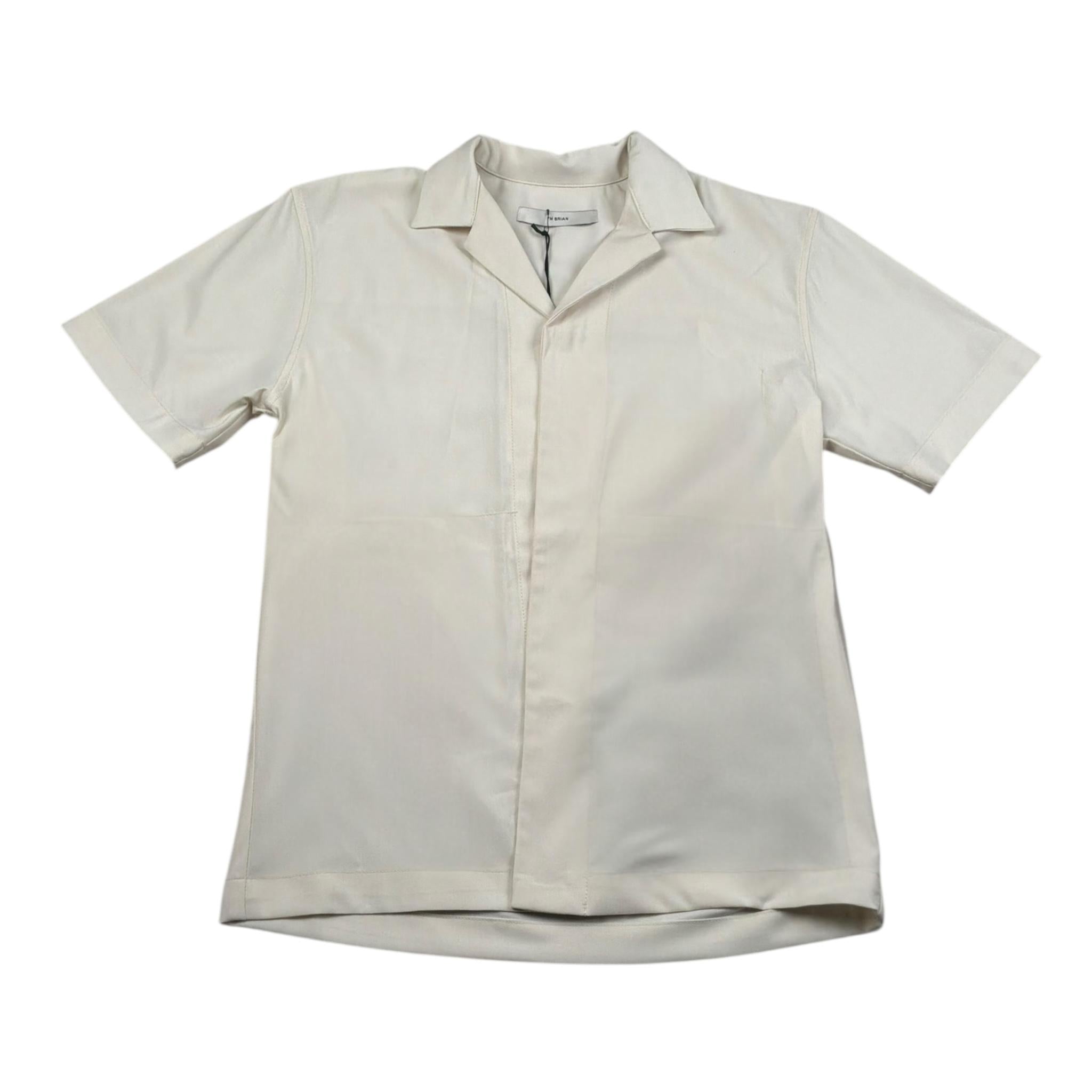 I'M Brian Camicia Mezza Manica Tinta Unita per Bambino CA3287J PANNA I'M BRIAN 