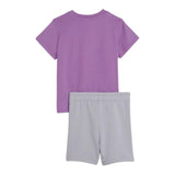 Puma 2-teiliges Set T-Shirt-Shorts zweifarbig lila für Baby-Mädchen