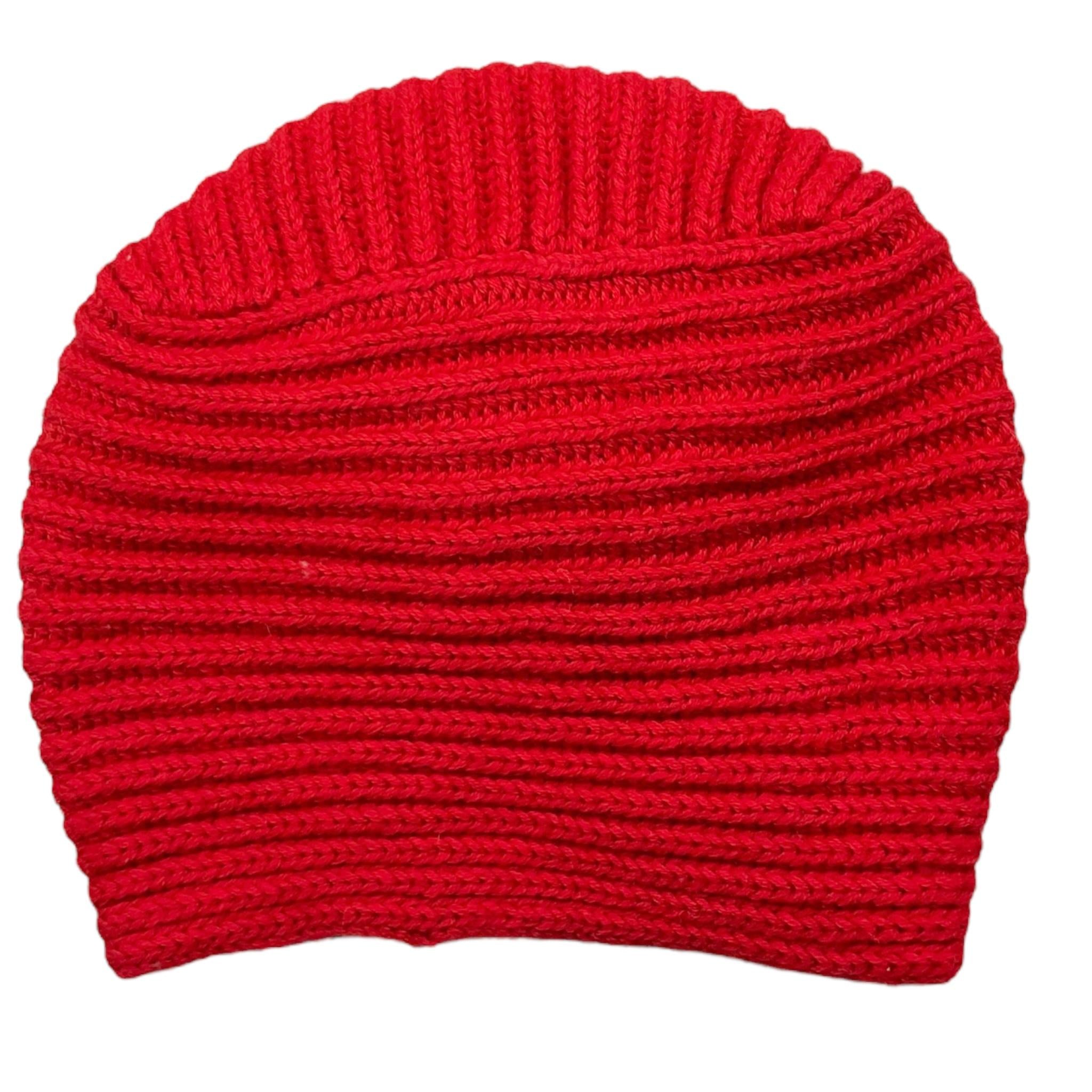MINI BANDA cappello tinta unita con fiocco Rosso per Neonata 3A368 ROSSO MINI BANDA 