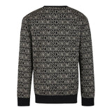 MOSCHINO maglia girocollo stampe logo Nero per Bambina HWW00J NERO MOSCHINO 