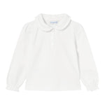MAYORAL shirt tinta unita cn colletto Panna per Neonata 104 PANNA MAYORAL 