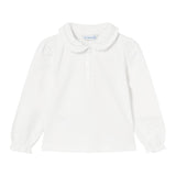 MAYORAL shirt tinta unita cn colletto Panna per Neonata 104 PANNA MAYORAL 