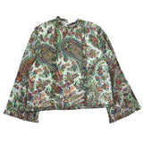 Etro Langarmshirt mit mehrfarbigem Fantasy-Print für Mädchen