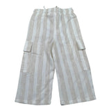 Magil Pantalone Bicolore Fantasia A Righe per Bambina HM25001 BIANCO/BEIGE MAGIL 