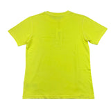 Sundek – Einfarbiges T-Shirt mit Rundhalsausschnitt und gelbem Aufdruck für Jungen