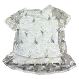 Monnalisa Camicia Velata Tinta Unita con Canotta per Bambina 711611 BIANCO MONNALISA 