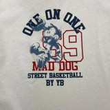 PLEASE shirt girocollo tinta unita con stampa Bianco per Neonato ML20030B65 BIANCO PLEASE 